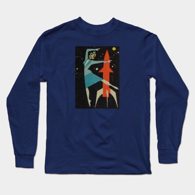 Space travel Long Sleeve T-Shirt by Gourmet comics